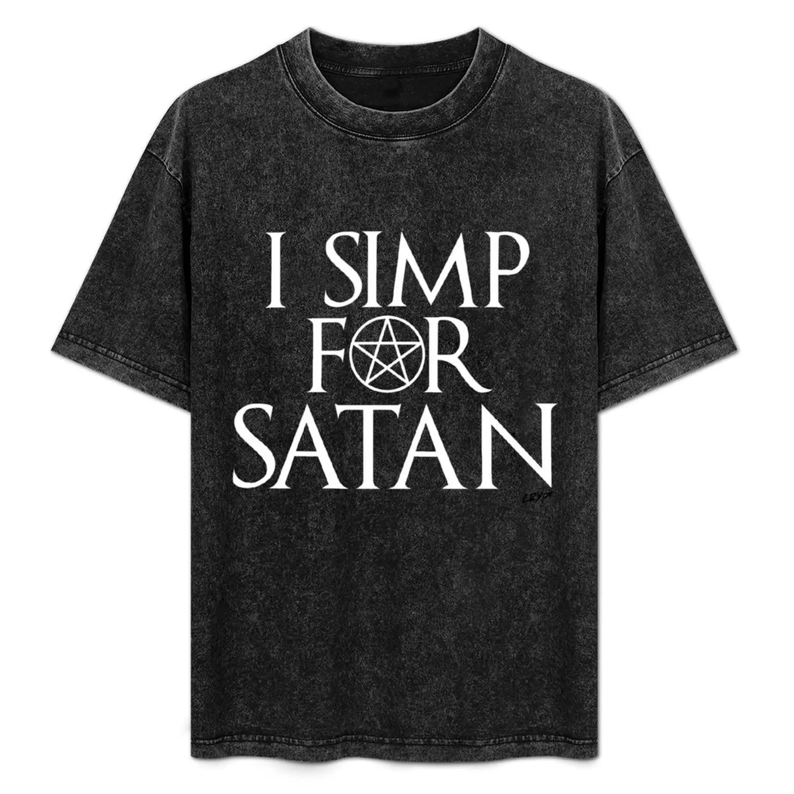 I simp for satan T-Shirt Work Daily Short Sleeve Top
I simp for satan T-Shirt Work Daily Short Sleeve Top