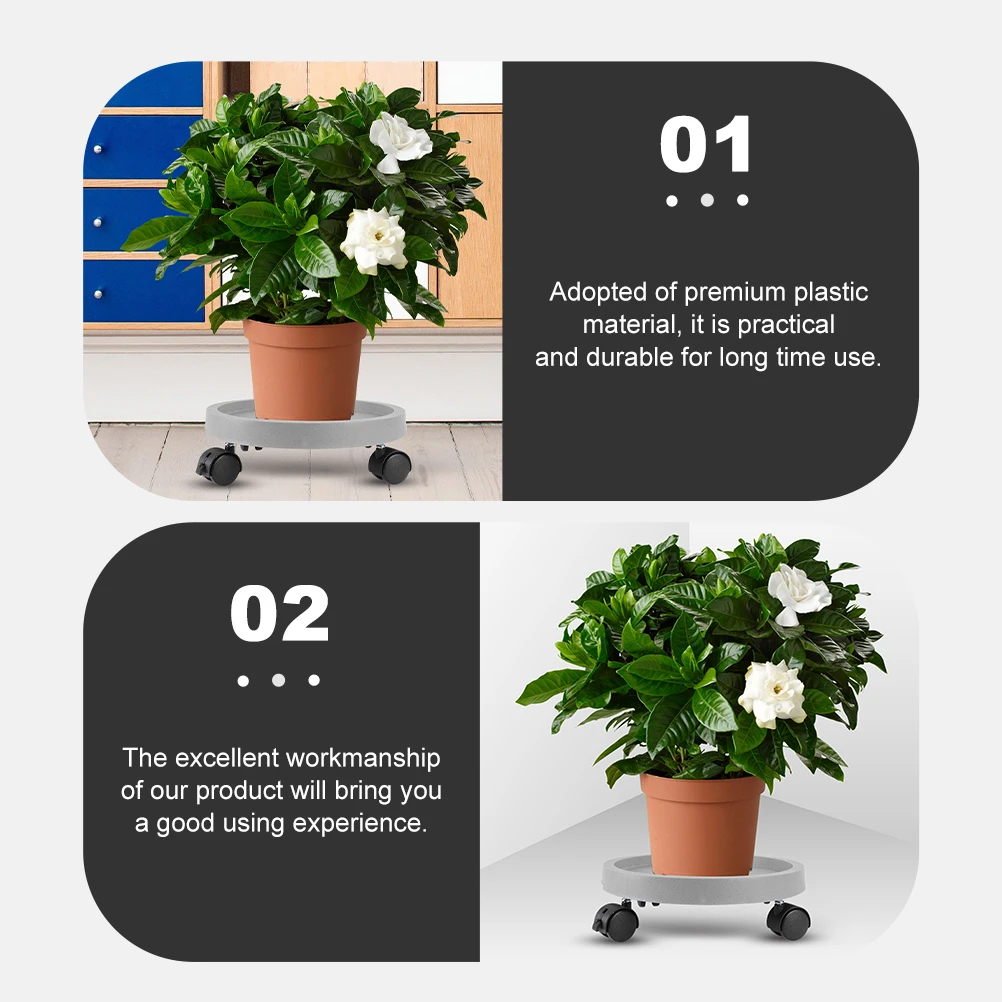 Mobile Planter Tray Ground Flowerpot Trays Water Gardening Bottom Home Plate Plates Indoor Base
Mobile Planter Tray Ground Flowerpot Trays Water Gardening Bottom Home Plate Plates Indoor Base