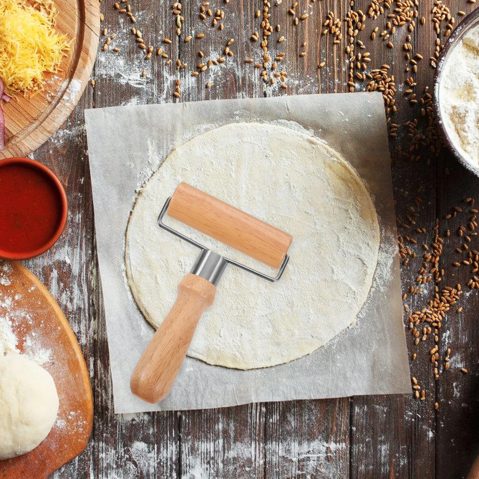 Wooden Rolling Pin Pastry Pizza Dough Gadget Kitchen Tool Reusable Practical Roller Baking Wooden H Mini Pins
Wooden Rolling Pin Pastry Pizza Dough Gadget Kitchen Tool Reusable Practical Roller Baking Wooden H Mini Pins