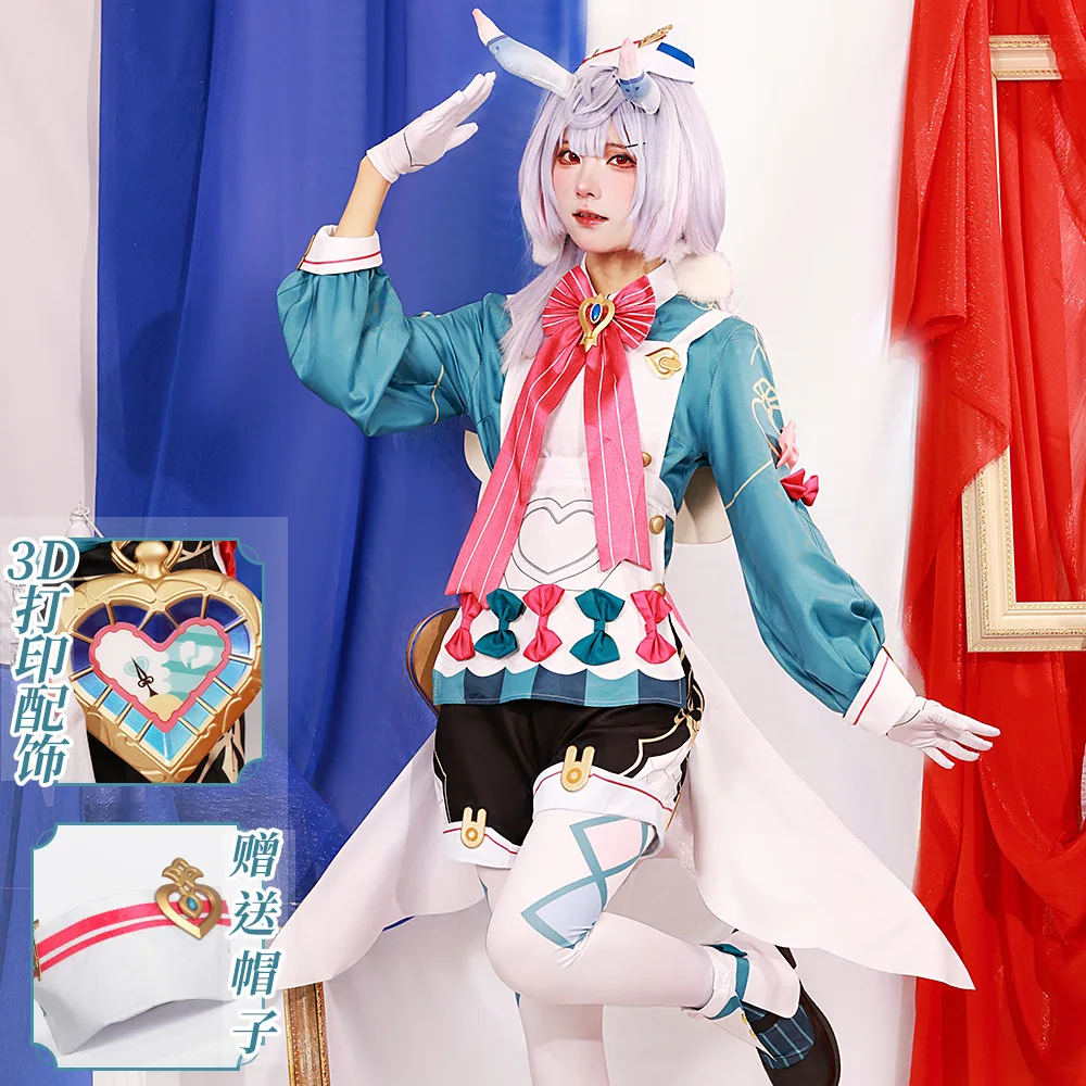 Игра Genshin Sigewinne Impact DokiDoki-SR, женский костюм для косплея, парик, праздничное платье на Хэллоуин для женщин, одежда в стиле аниме Comic Con
Игра Genshin Sigewinne Impact DokiDoki-SR, женский костюм для косплея, парик, праздничное платье на Хэллоуин для женщин, одежда в стиле аниме Comic Con