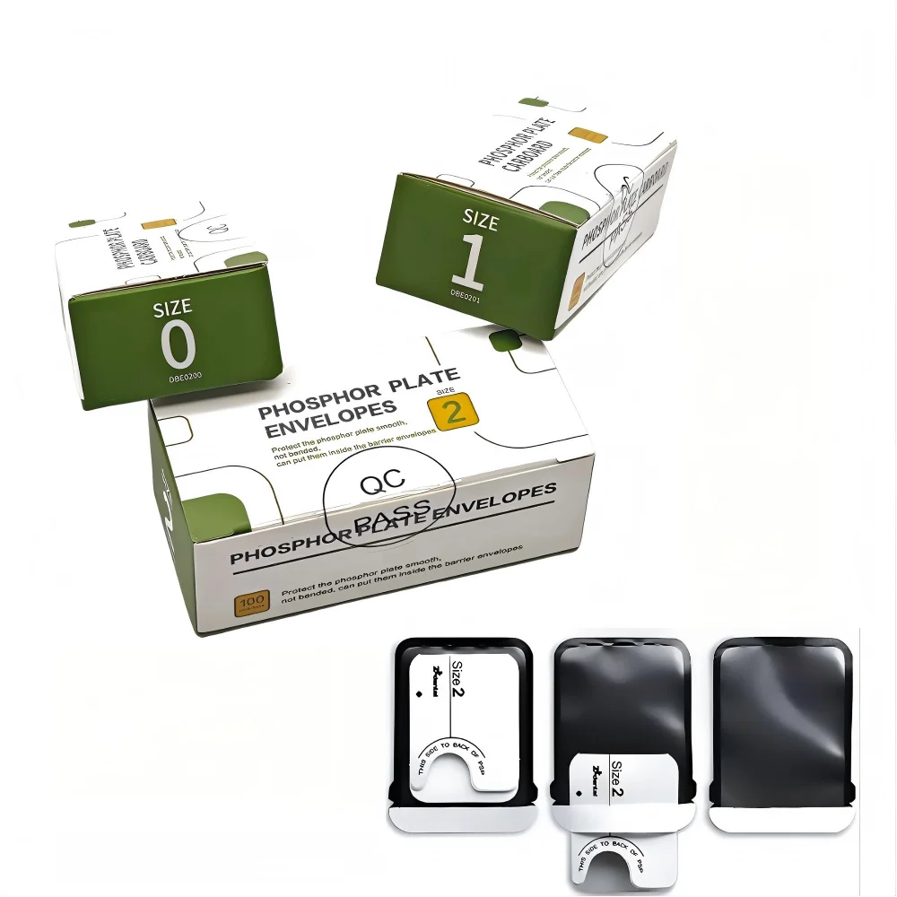 PSP Phosphor Plate Envelopes 100Pcs Digital Intraoral Imaging Protective Paper Sleeves Dental X-Ray durable and easy to operate
PSP Phosphor Plate Envelopes 100Pcs Digital Intraoral Imaging Protective Paper Sleeves Dental X-Ray durable and easy to operate