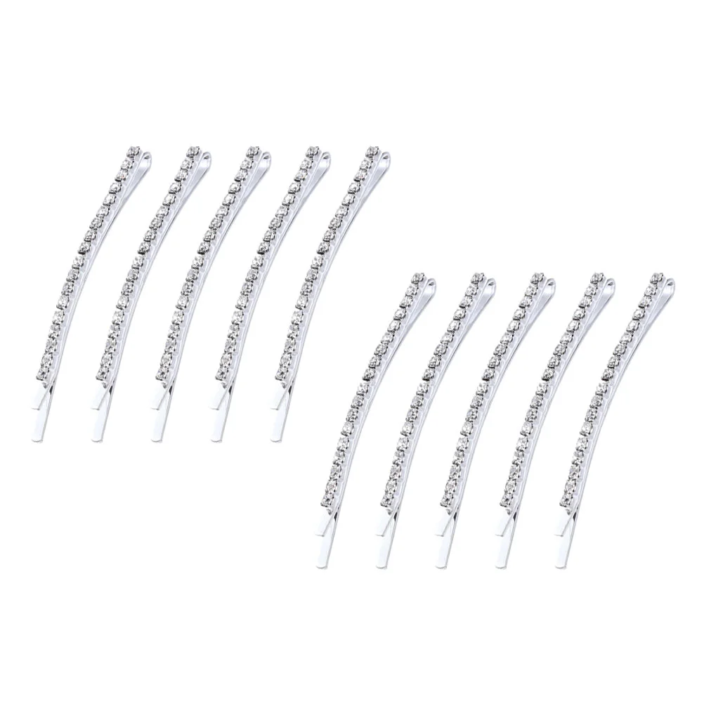 10pcs Crystal Rhinestone Hairpins Single Row Clips Bobby Pin Accessories Women Girls Silver Travel Hair Decor
10pcs Crystal Rhinestone Hairpins Single Row Clips Bobby Pin Accessories Women Girls Silver Travel Hair Decor