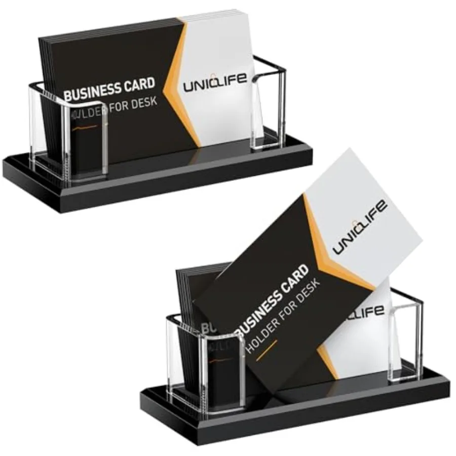 Acrylic Business Card Holder for Desk Slot Clear Horizontal Business Card Stand for Men and Women Desktop Name Card Display Sta
Acrylic Business Card Holder for Desk Slot Clear Horizontal Business Card Stand for Men and Women Desktop Name Card Display Sta