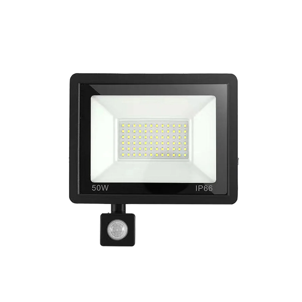 A06T-50W Security Lights Outdoor Motion Sensor PIR Flood Light for Garden, IP66 Waterproof, White, 6000K, Outdoor
A06T-50W Security Lights Outdoor Motion Sensor PIR Flood Light for Garden, IP66 Waterproof, White, 6000K, Outdoor