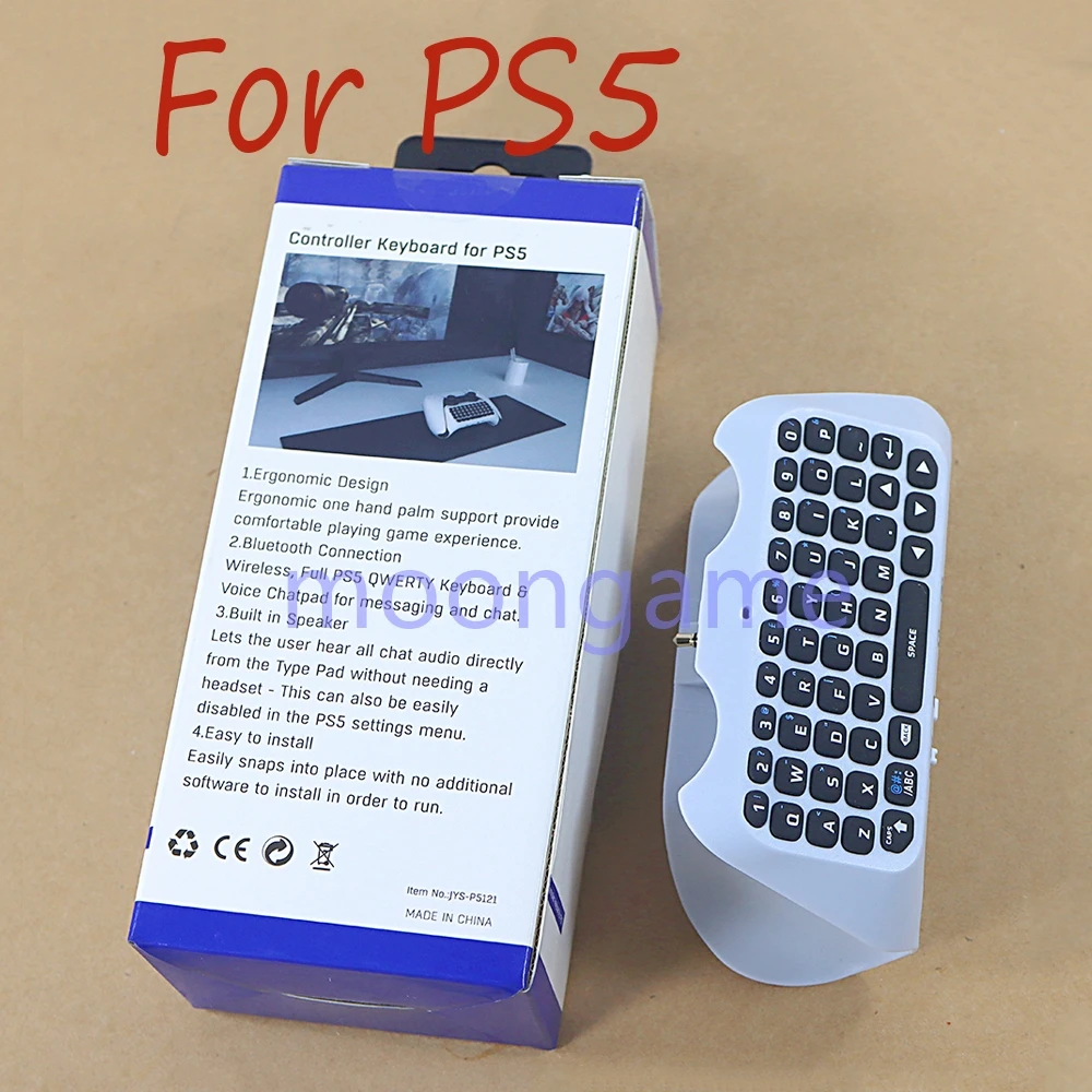 Беспроводная Bluetooth-клавиатура для PS5, 10 шт., мини-портативный геймпад, чатпад со встроенным динамиком, аудиоразъем 3,5 мм
Беспроводная Bluetooth-клавиатура для PS5, 10 шт., мини-портативный геймпад, чатпад со встроенным динамиком, аудиоразъем 3,5 мм