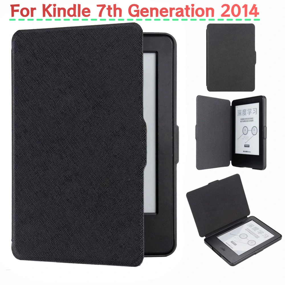 Auto Sleep/Wake E-Reader Case Shockproof Protective Case Magnetic Wear-resistant Folio Cover For Kindle 7th Generation 2014
Auto Sleep/Wake E-Reader Case Shockproof Protective Case Magnetic Wear-resistant Folio Cover For Kindle 7th Generation 2014