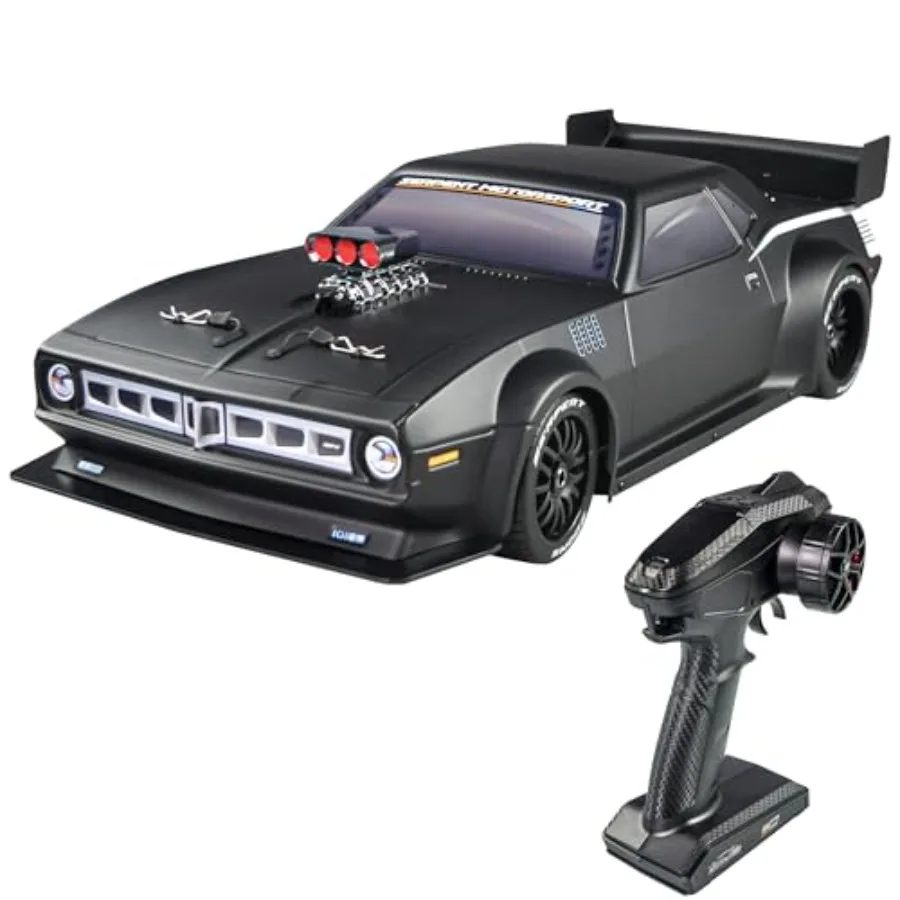 426 Outlaw 1/7 4wd Electric All-Road Muscle Car RTR, High-Performance Tires, Brushless Motor, Ready-to-Run Transmitter and Rece
426 Outlaw 1/7 4wd Electric All-Road Muscle Car RTR, High-Performance Tires, Brushless Motor, Ready-to-Run Transmitter and Rece