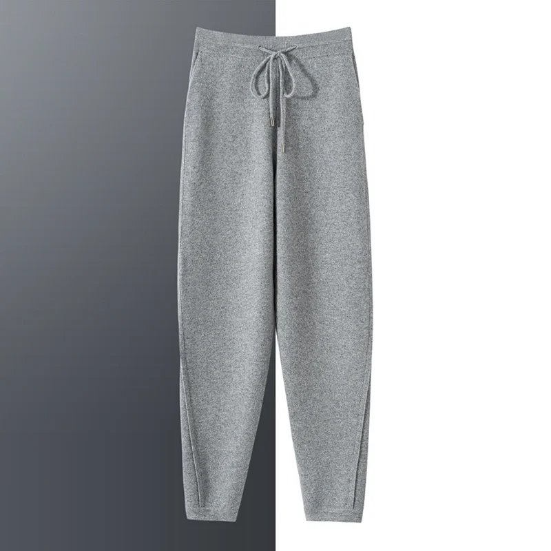 Мужские брюки из 100% кашемира, высококачественные вязаные брюки, новая модная коллекция осень-зима, уютные джоггеры, повседневные мягкие толстые брюки-карандаш
Мужские брюки из 100% кашемира, высококачественные вязаные брюки, новая модная коллекция осень-зима, уютные джоггеры, повседневные мягкие толстые брюки-карандаш