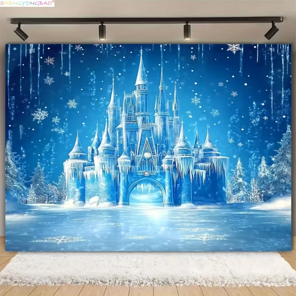 Disney Anna Elsa Princess Background Happy Birthday Party Kids Girls Baby Shower Wonderland Photography Backdrops FZ-20
Disney Anna Elsa Princess Background Happy Birthday Party Kids Girls Baby Shower Wonderland Photography Backdrops FZ-20