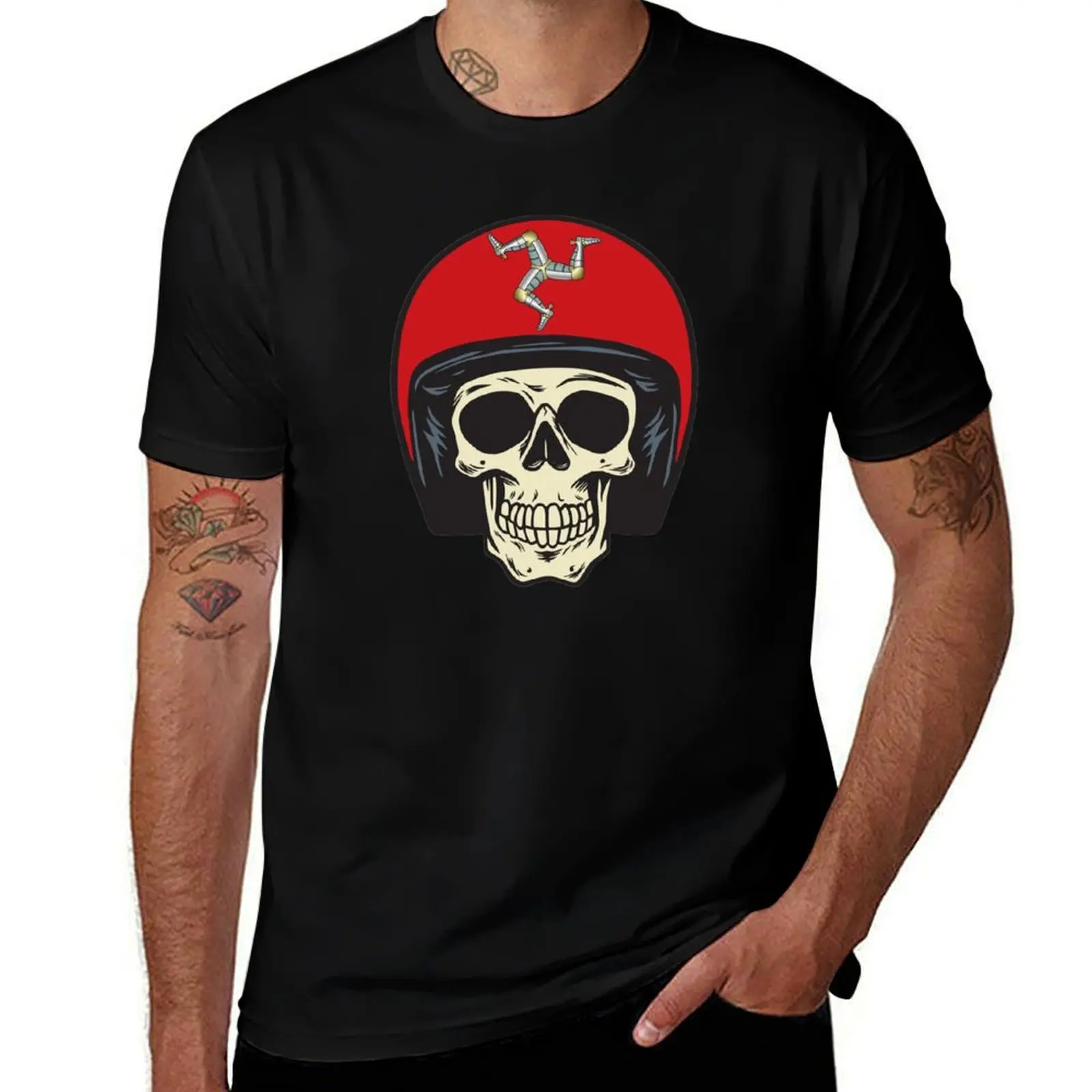 Isle of Man Motorcycle Skull Racer T-Shirt Independence Day Short Sleeve T-Shirt
Isle of Man Motorcycle Skull Racer T-Shirt Independence Day Short Sleeve T-Shirt