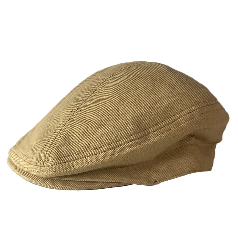 Men's Flat Cap Spring Winter Vintage Style Khaki Berets Cap Cotton Advanced Flat Ivy Cap Vintage Beret For Men NZ282
Men's Flat Cap Spring Winter Vintage Style Khaki Berets Cap Cotton Advanced Flat Ivy Cap Vintage Beret For Men NZ282
