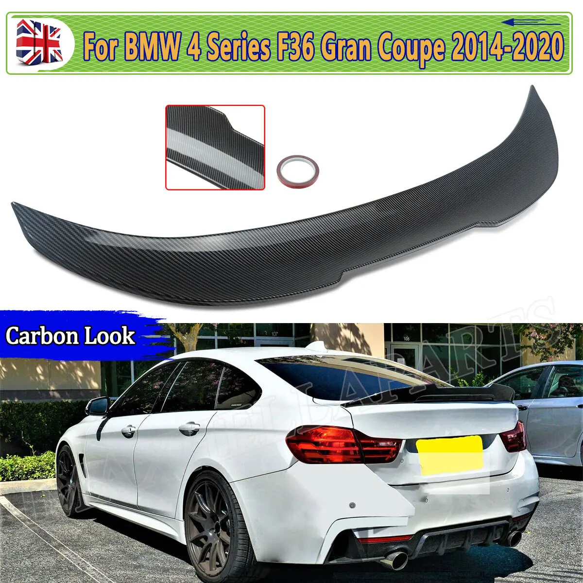 For BMW 4 Series F36 Carbon Look Rear Boot Lip Spoiler Gran Coupe 420i 440i 420d 435d 2014-2021 PSM Style Rear Trunk Spoiler
For BMW 4 Series F36 Carbon Look Rear Boot Lip Spoiler Gran Coupe 420i 440i 420d 435d 2014-2021 PSM Style Rear Trunk Spoiler