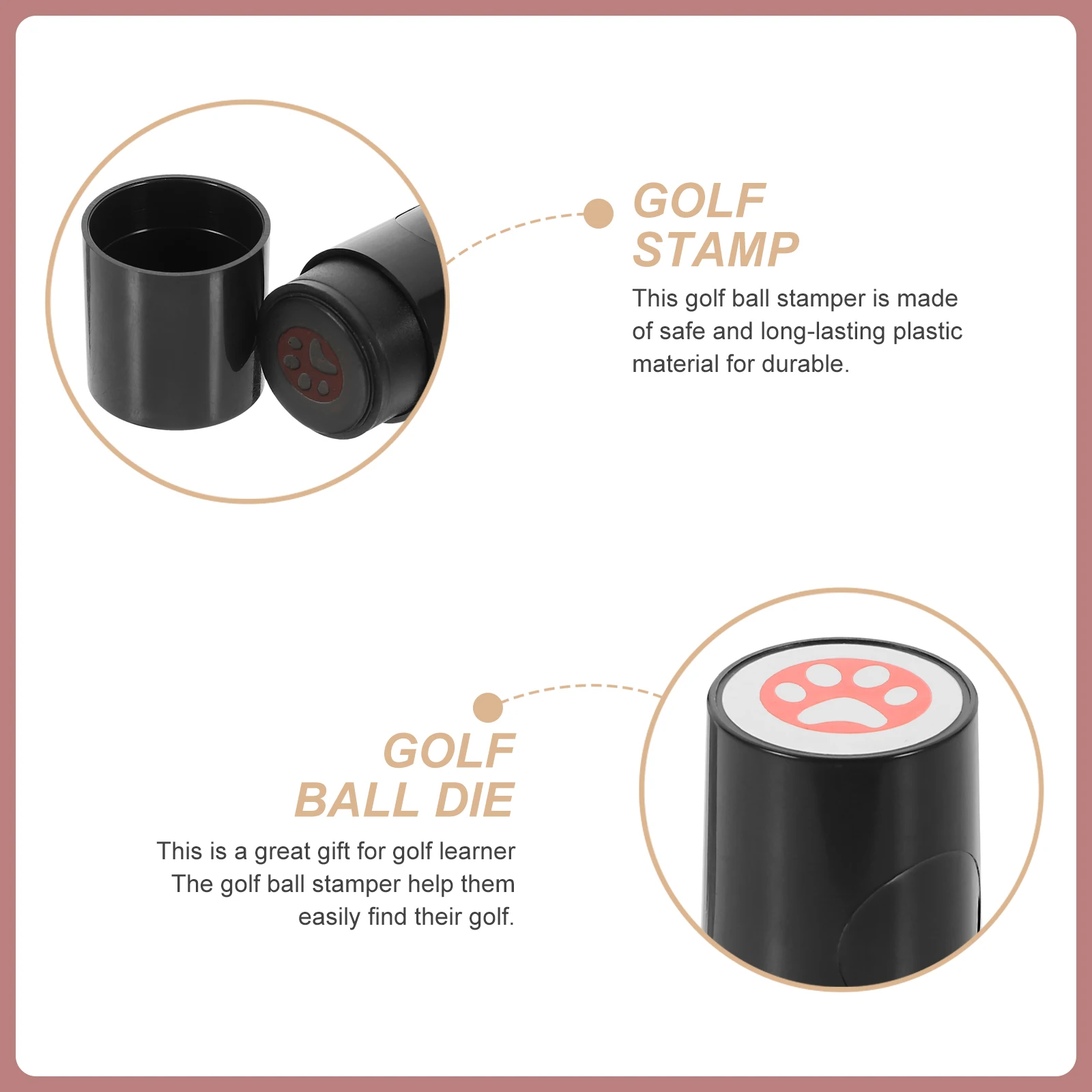 Portable Golf Ball Stamper Long-Lasting Bright Fade-Resistant Stamp Tool Multi-Functional for Classroom Home Party Use
Portable Golf Ball Stamper Long-Lasting Bright Fade-Resistant Stamp Tool Multi-Functional for Classroom Home Party Use