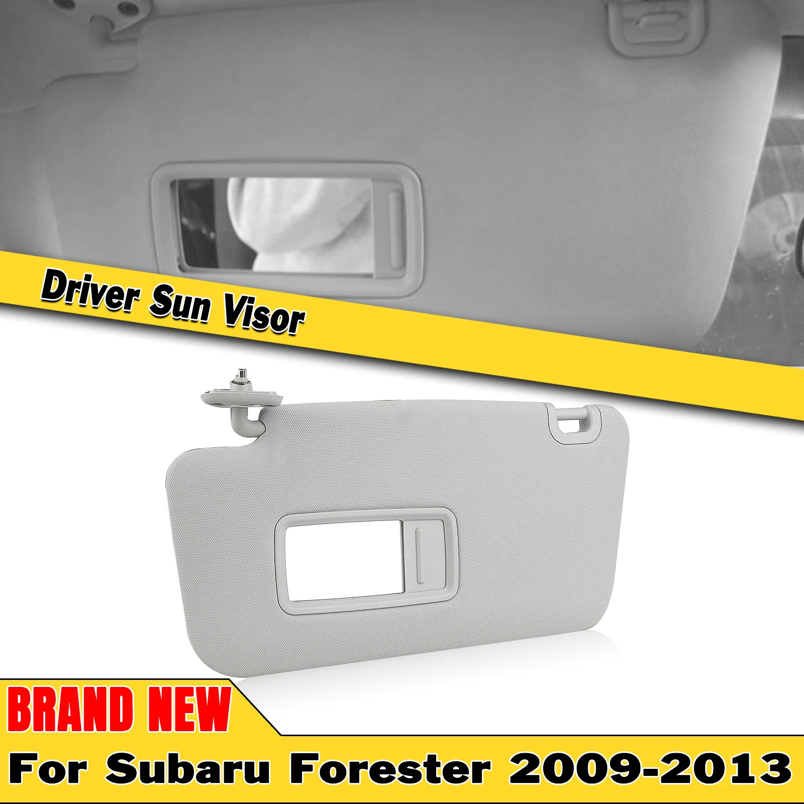 Sun Visor For Subaru Forester 2009-2013 Left Driver Car Front Window Shield Shade Sunvisor Sunblind Sunshade Gray 
Sun Visor For Subaru Forester 2009-2013 Left Driver Car Front Window Shield Shade Sunvisor Sunblind Sunshade Gray