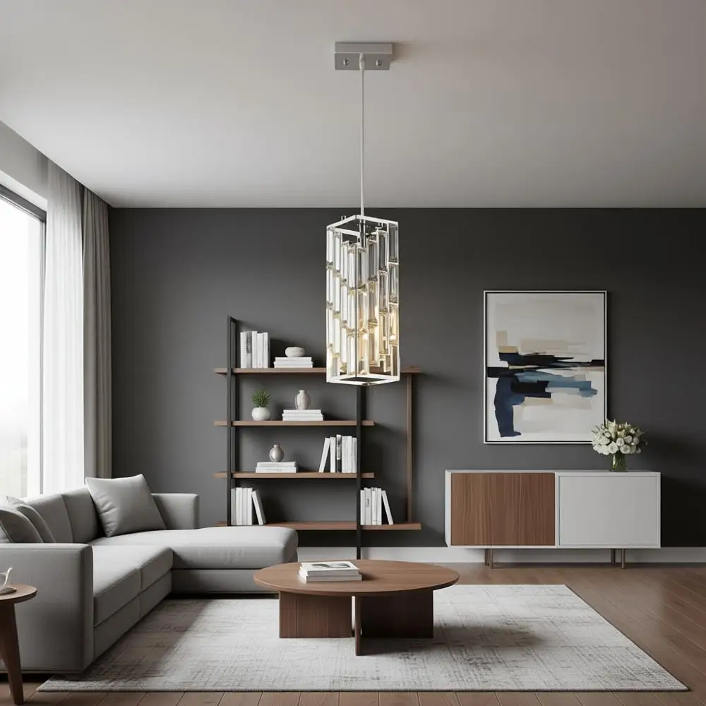 Регулируемый хрустальный подвесной светильник для кухонного острова, столовой и спальни (1 шт.)
Регулируемый хрустальный подвесной светильник для кухонного острова, столовой и спальни (1 шт.)