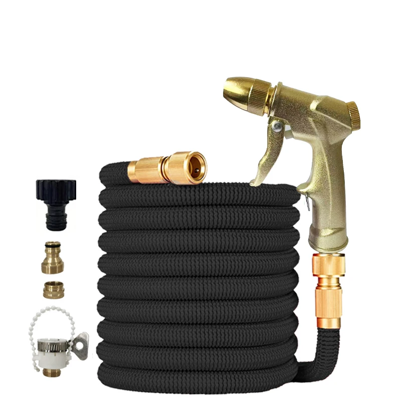 25-125FT Expandable Garden Hose, Portable Spring Curly Magic Water Pipe, Flexible Tube for Car Wash, Flower Lawn Watering
25-125FT Expandable Garden Hose, Portable Spring Curly Magic Water Pipe, Flexible Tube for Car Wash, Flower Lawn Watering 