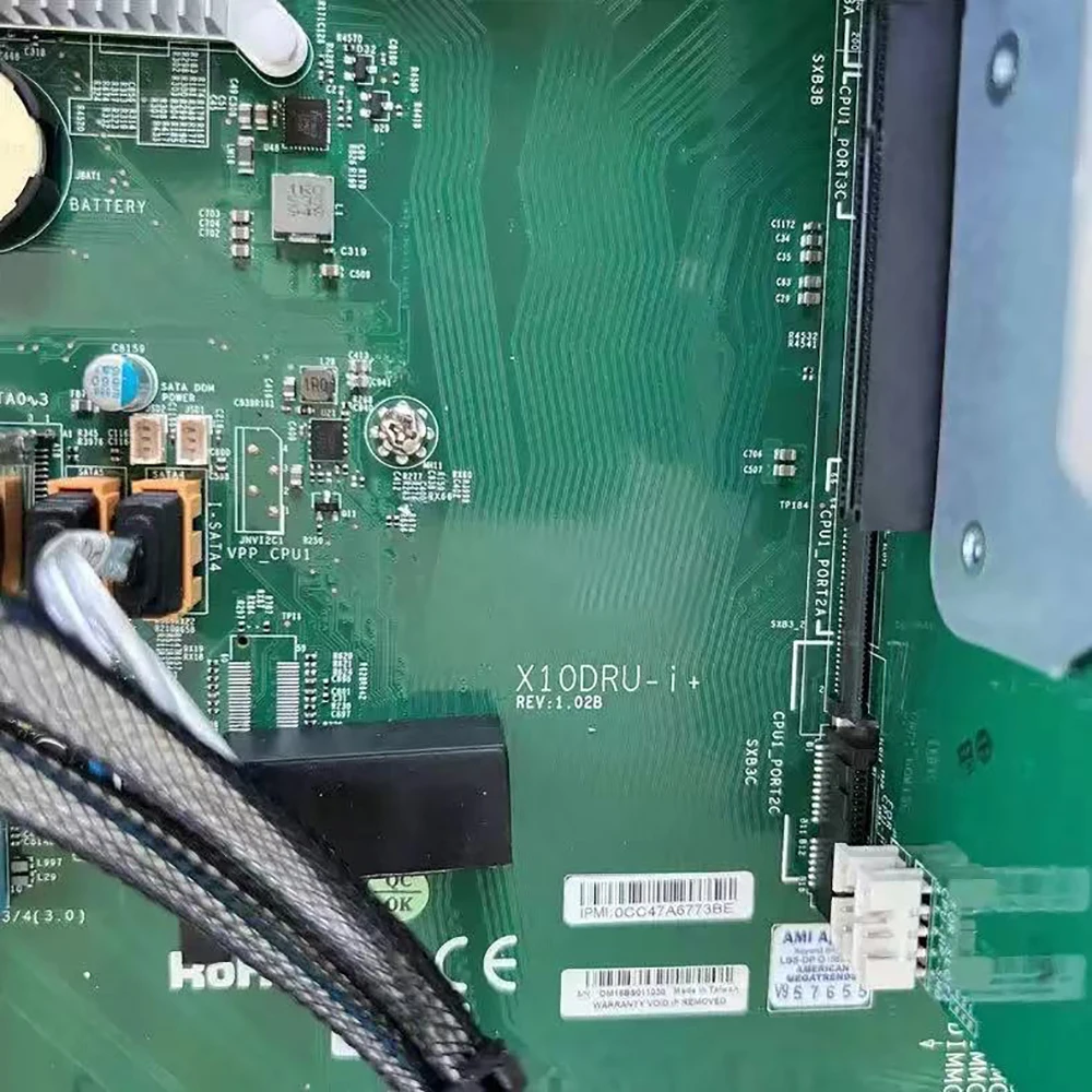 Серверная материнская плата для Supermicro Supply E5-2600 v4 V3 LGA2011 DDR4 X10DRU-i+
Серверная материнская плата для Supermicro Supply E5-2600 v4 V3 LGA2011 DDR4 X10DRU-i+