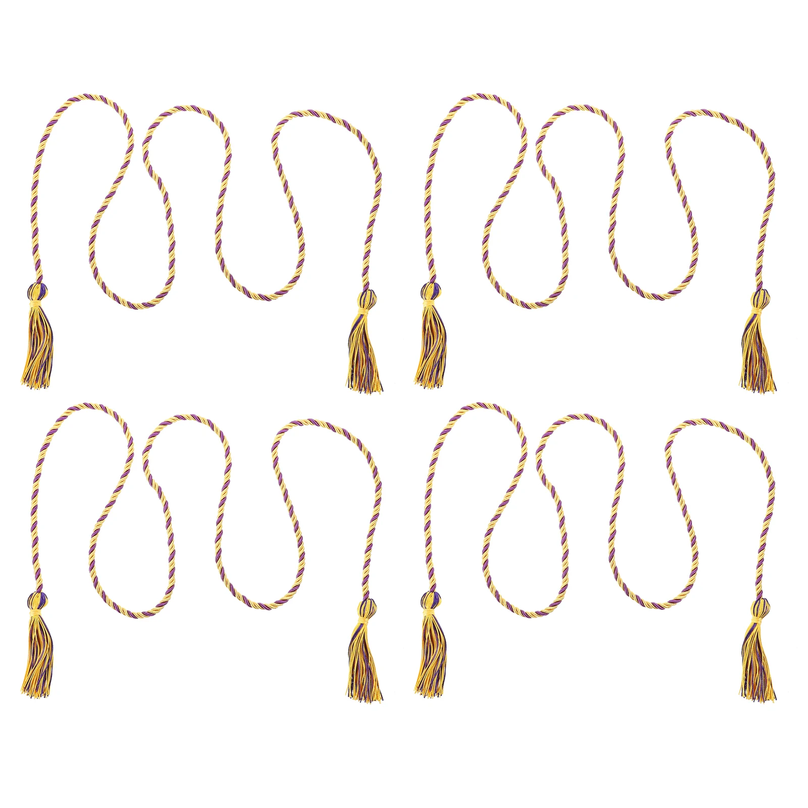 4pcs Graduation Honor Cords Polyester Tassels Wear Resistant Gown Accessories Decorative Fringe Keepsake Party Supplies
4pcs Graduation Honor Cords Polyester Tassels Wear Resistant Gown Accessories Decorative Fringe Keepsake Party Supplies