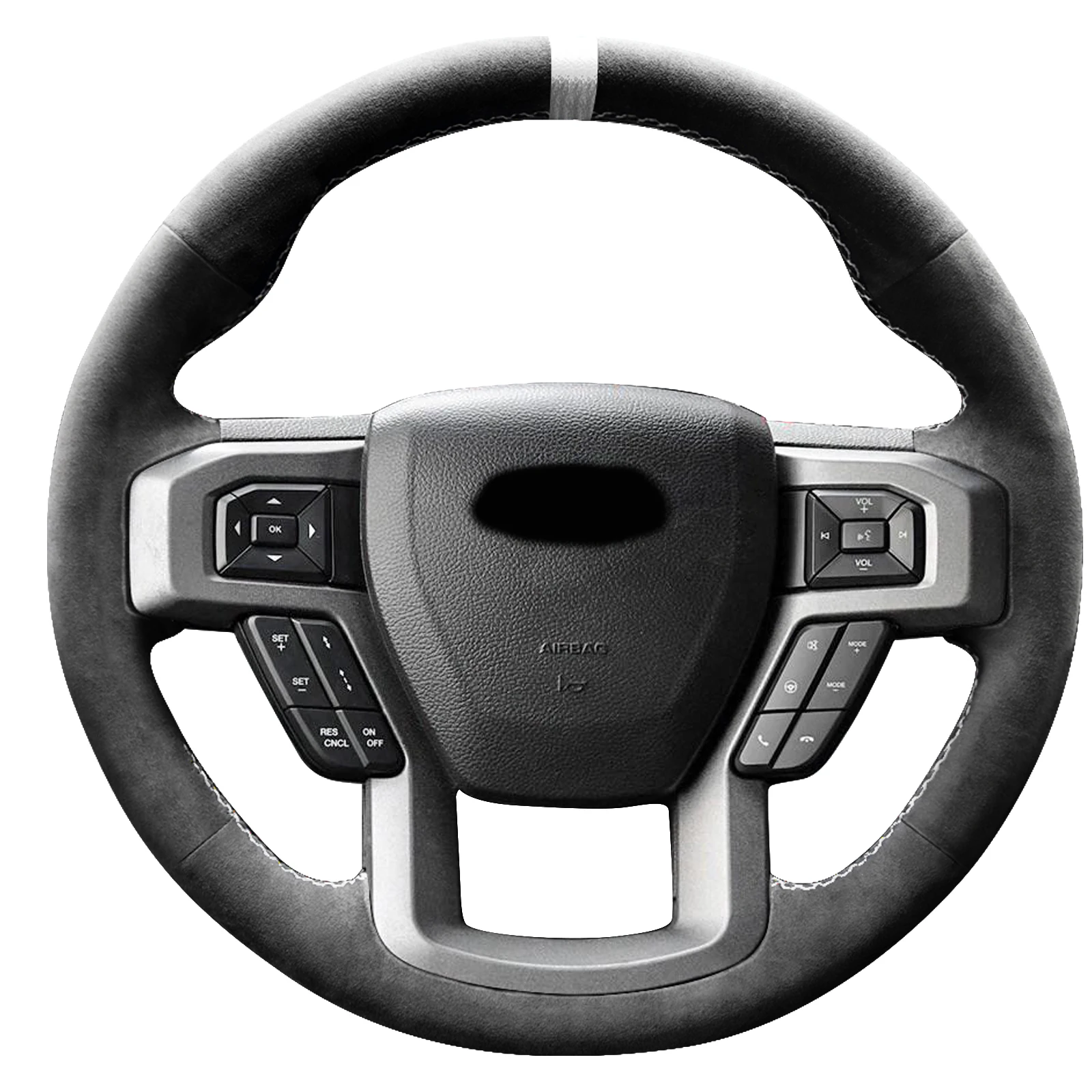 Alfanxi Hand Stitch Alcantara Steering Wheel Cover Compatible with Ford F-150 F-150 Raptor 2015-2020
Alfanxi Hand Stitch Alcantara Steering Wheel Cover Compatible with Ford F-150 F-150 Raptor 2015-2020