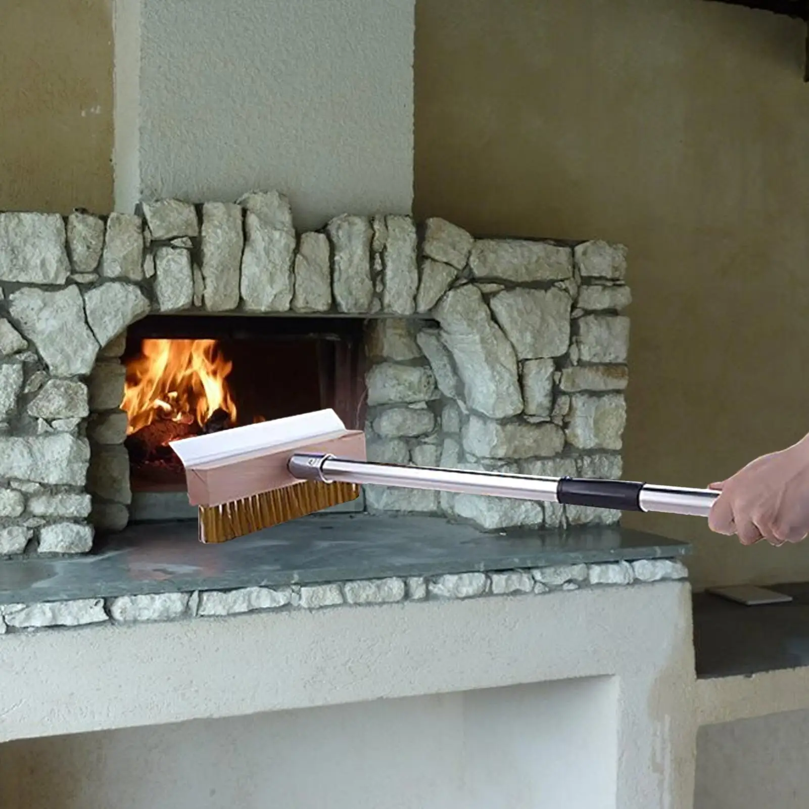 Щетка для камня для пиццы с длинной ручкой, щетка для чистки духовки со скребком, принадлежности для домашней кухни для приготовления пищи на открытом воздухе, гриль, фритюрница, выпечка
Щетка для камня для пиццы с длинной ручкой, щетка для чистки духовки со скребком, принадлежности для домашней кухни для приготовления пищи на открытом воздухе, гриль, фритюрница, выпечка