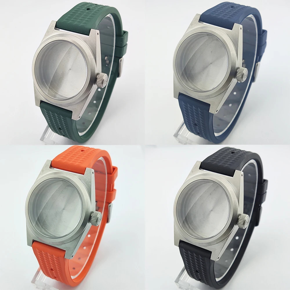 38mm Watch Case Silver nh35 Case Brushed Stainless Steel Case Sapphire Glass For NH35 Movement Waterproof For 28.5mm Dial
38mm Watch Case Silver nh35 Case Brushed Stainless Steel Case Sapphire Glass For NH35 Movement Waterproof For 28.5mm Dial