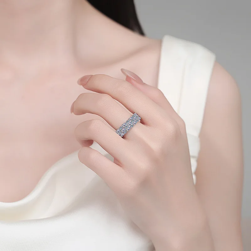 PT950 Platinum Luxury Eternity Band Women's 4.355CT Moissanite - Fine luster, fade-resistant, high-end luxury accessory
PT950 Platinum Luxury Eternity Band Women's 4.355CT Moissanite - Fine luster, fade-resistant, high-end luxury accessory