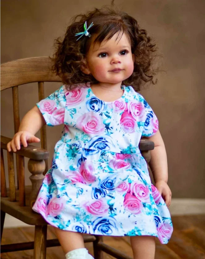 EGO Ziva Toddler Reborn Vinyl Doll by Ping Lau 30"Already Details Painted Finished
EGO Ziva Toddler Reborn Vinyl Doll by Ping Lau 30"Already Details Painted Finished
