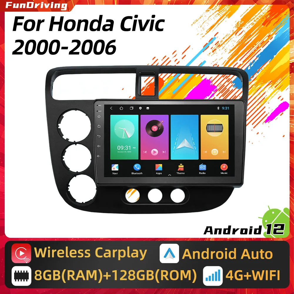 Автомагнитола 2 Din для Honda Civic 2000-2006, Android, стерео, мультимедийный плеер, навигация, Wi-Fi, FM, GPS, аудио, Авторадио, головное устройство
Автомагнитола 2 Din для Honda Civic 2000-2006, Android, стерео, мультимедийный плеер, навигация, Wi-Fi, FM, GPS, аудио, Авторадио, головное устройство