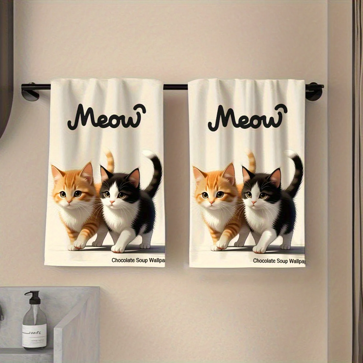 2PCS Cartoon Cat Kitchen Towels Single Sided Print Soft Durable Odor Free Towel for Kitchen Bathroom Home Decor
2PCS Cartoon Cat Kitchen Towels Single Sided Print Soft Durable Odor Free Towel for Kitchen Bathroom Home Decor