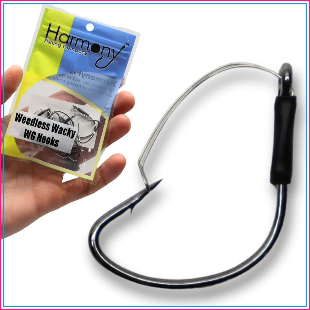 Razor Series Wacky Weedless WG Hooks - Ultimate Bass Fishing Hooks for Wacky Rig & Neko Rig
Razor Series Wacky Weedless WG Hooks - Ultimate Bass Fishing Hooks for Wacky Rig & Neko Rig