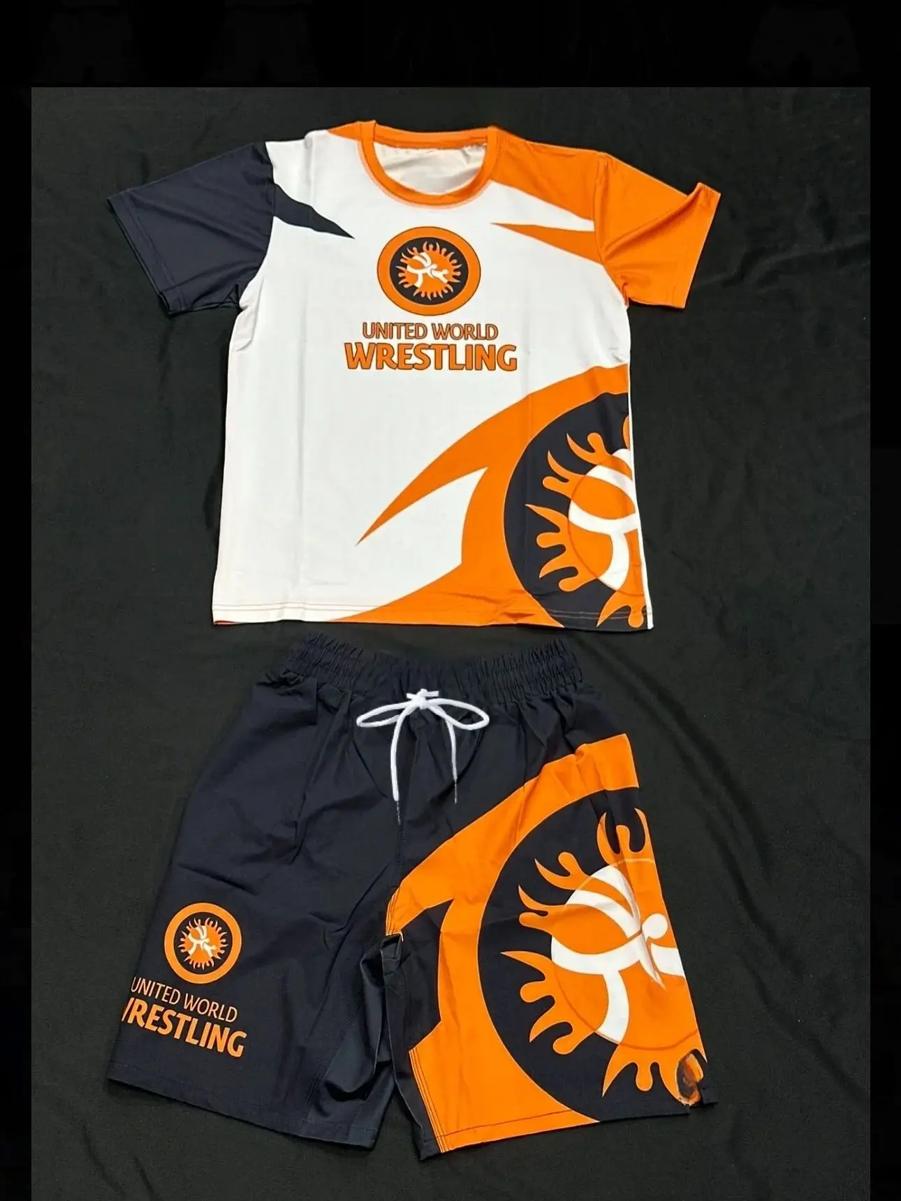 2026 Summer Men's Blue White Wrestling Style Sport Set, Quick Dry Short Sleeve Rash Guard & Shorts Athletic Training Uniform
2026 Summer Men's Blue White Wrestling Style Sport Set, Quick Dry Short Sleeve Rash Guard & Shorts Athletic Training Uniform