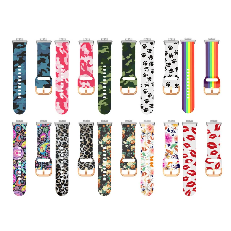 Silicone Colorful Pattern Printed Bracelet Smart Watch Accessory For Huawei watch Fit Replacement Wristband
Silicone Colorful Pattern Printed Bracelet Smart Watch Accessory For Huawei watch Fit Replacement Wristband