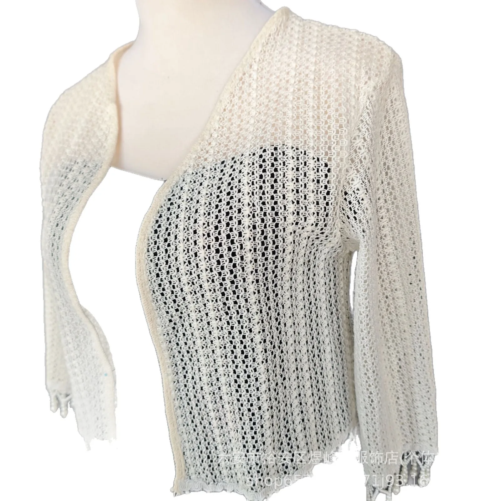 ww27 knitted hollow micro-transparent sunscreen cardigan women's summer suspender skirt outer blouse thin shawl jacket
ww27 knitted hollow micro-transparent sunscreen cardigan women's summer suspender skirt outer blouse thin shawl jacket