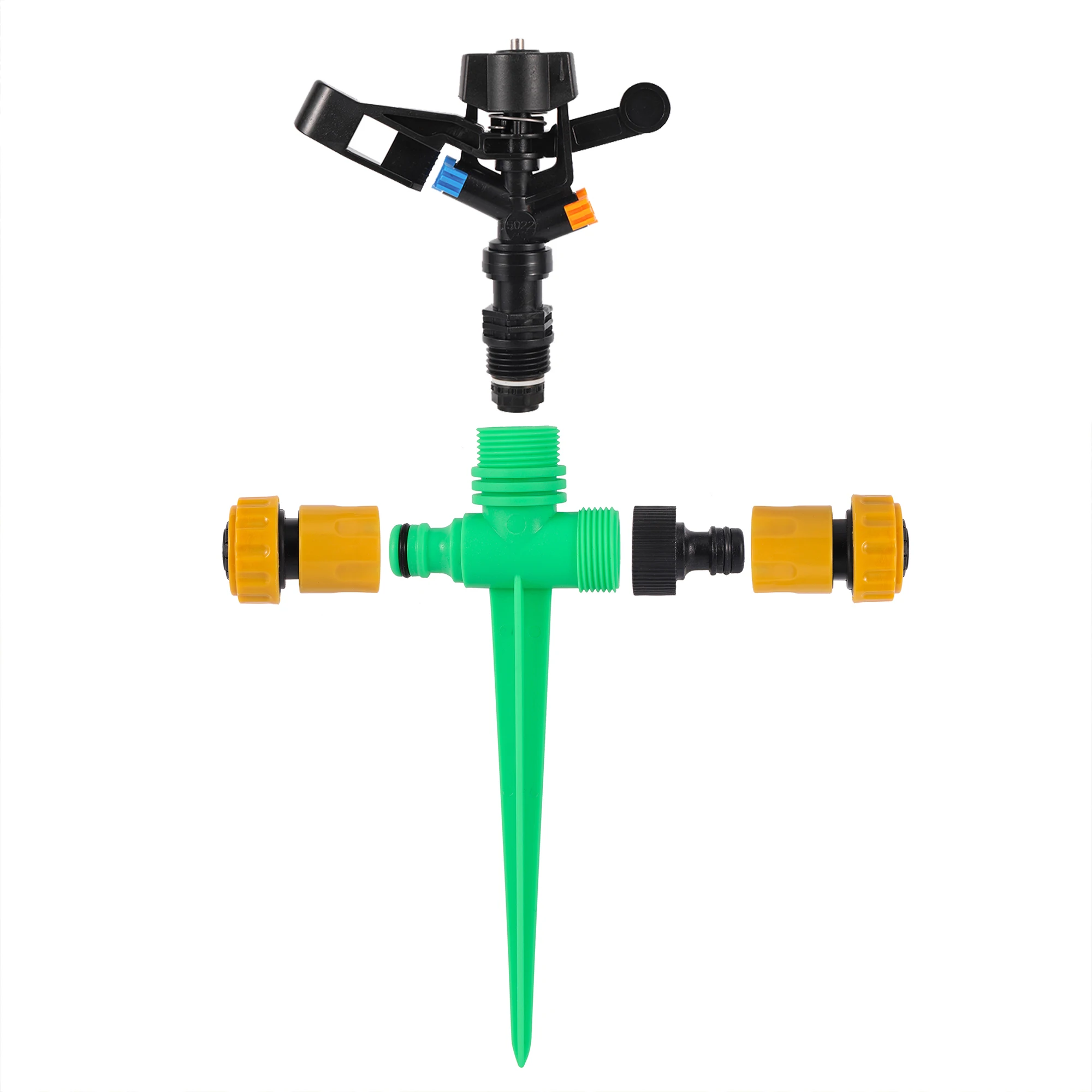 360 Degree Rotating Rocker Sprinkler with 1/2 3/4" Hose Fitting Fitting Irrigation Sprinkler Garden Lawn Irrigation Nozzles
360 Degree Rotating Rocker Sprinkler with 1/2 3/4" Hose Fitting Fitting Irrigation Sprinkler Garden Lawn Irrigation Nozzles