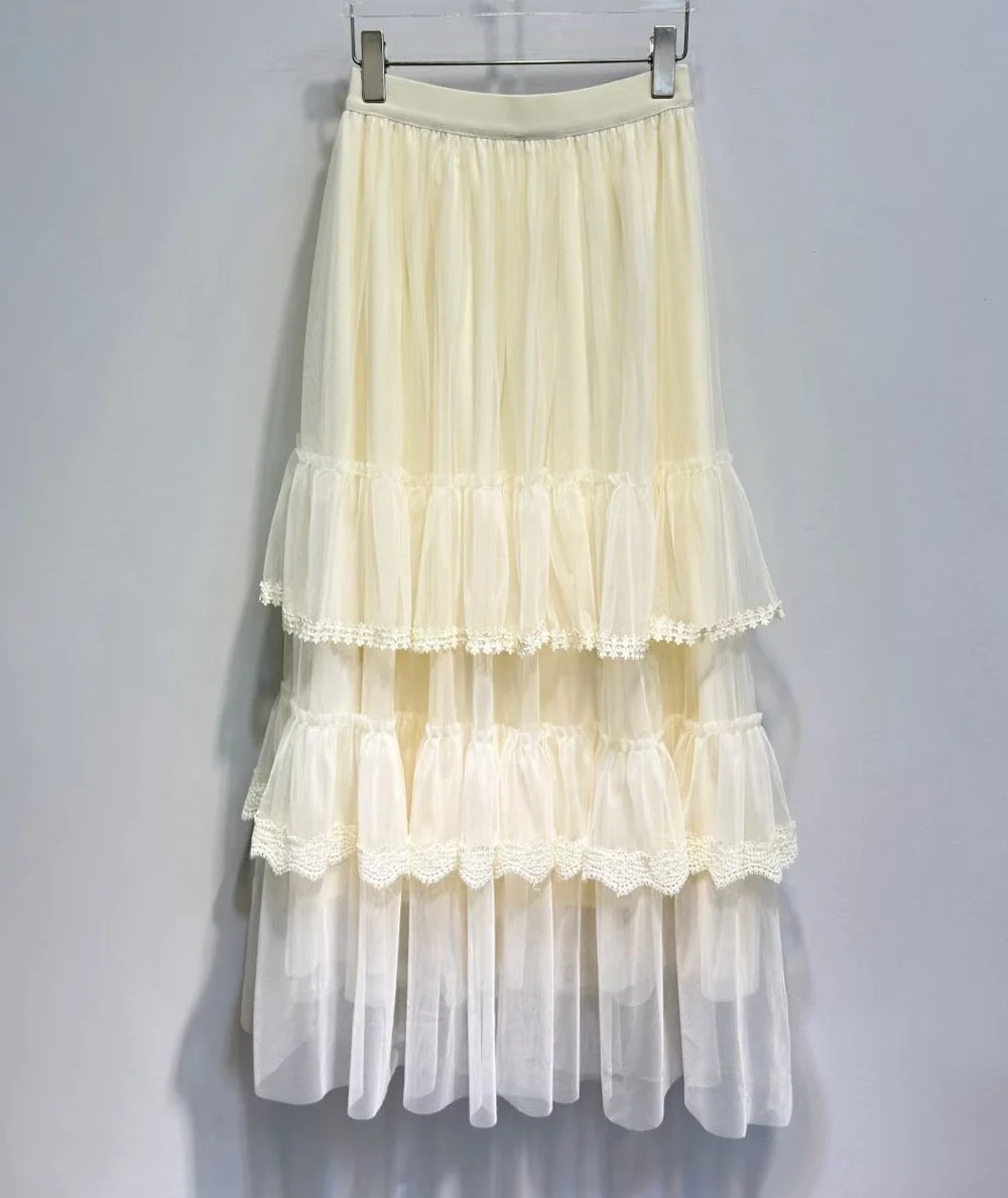 Новинка 2026, весенняя модная длинная юбка высокого качества, женская эластичная талия, кружевная вышивка, лоскутная сексуальная каскадная юбка с рюшами и цветочным принтом
Новинка 2026, весенняя модная длинная юбка высокого качества, женская эластичная талия, кружевная вышивка, лоскутная сексуальная каскадная юбка с рюшами и цветочным принтом
