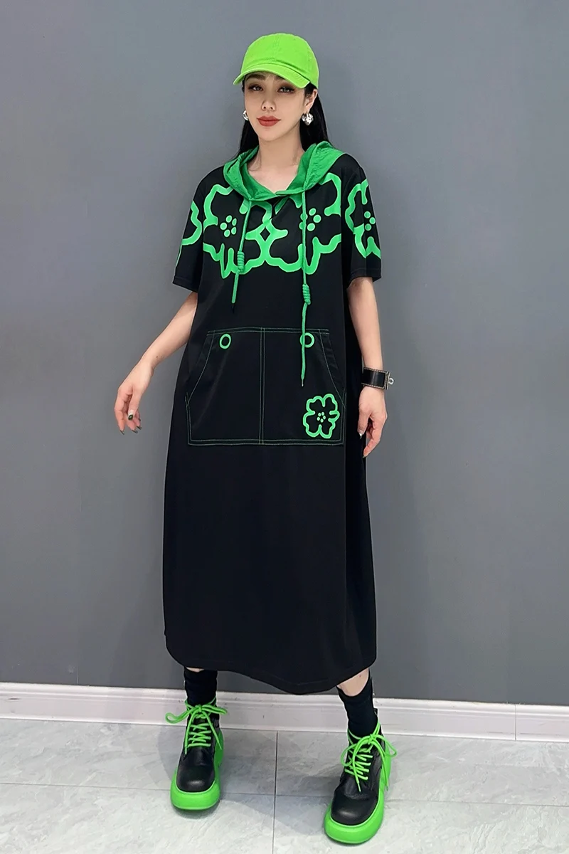 Autumn 2024 New Elegant Printed Hooded Loose Long Dresses Women Fashion Short Sleeve Dress Ladies Wholesale
Autumn 2024 New Elegant Printed Hooded Loose Long Dresses Women Fashion Short Sleeve Dress Ladies Wholesale