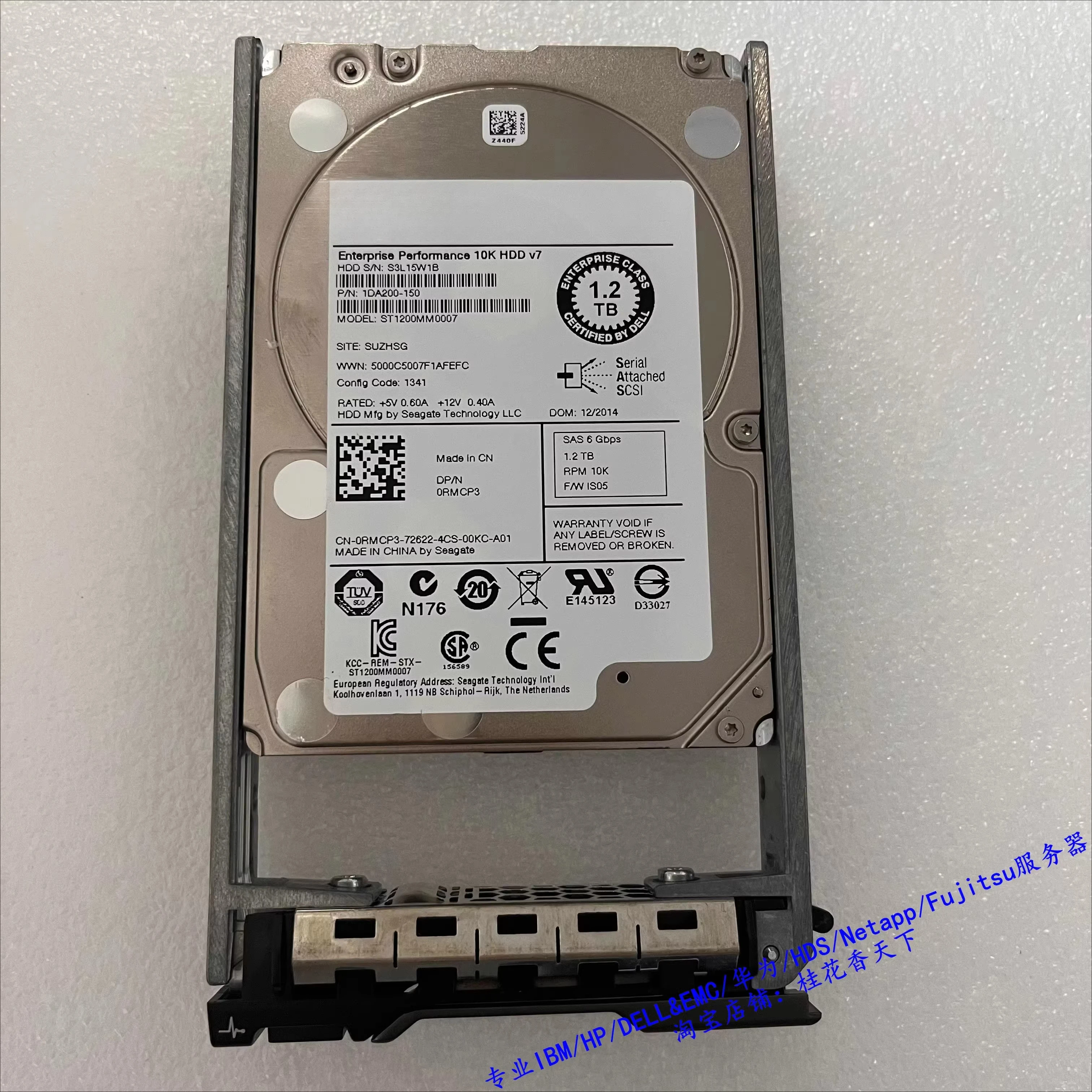 Используется для серверного жесткого диска Dell 0RMCP3 1,2T 10K 6G SAS 2,5 RMCP3 ST1200MM0007
Используется для серверного жесткого диска Dell 0RMCP3 1,2T 10K 6G SAS 2,5 RMCP3 ST1200MM0007
