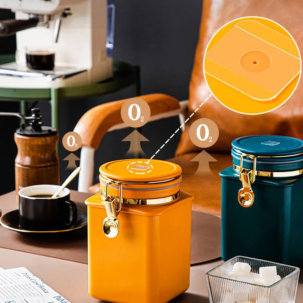 Coffee Bean Storage Canister Airtight Sealing Jar Powder Holder Large Capacity Silica Gel Container Food Grade Metal
Coffee Bean Storage Canister Airtight Sealing Jar Powder Holder Large Capacity Silica Gel Container Food Grade Metal