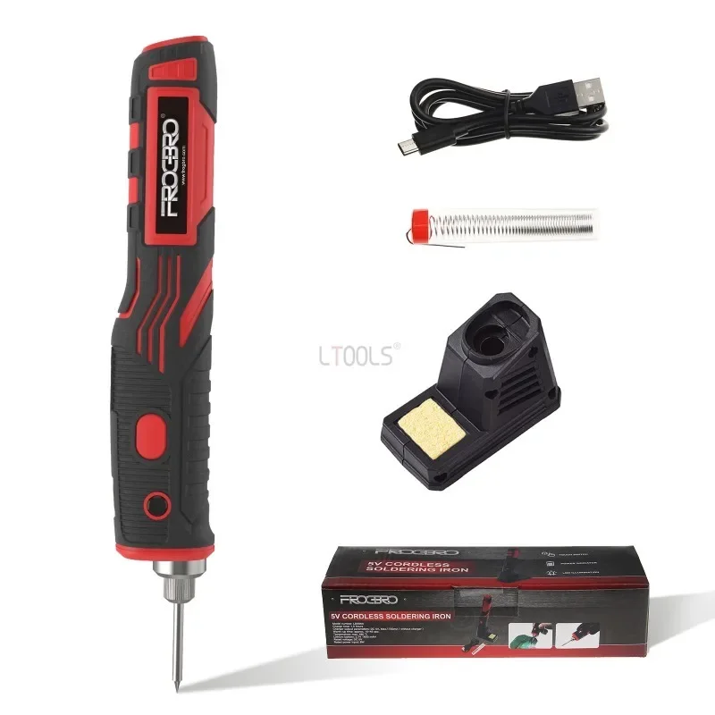 2500mAh Rechargeable Cordless Soldering Iron Professional Electronic Welding Pen Portable Lithium Type-c USB Soldering Gun Tools
2500mAh Rechargeable Cordless Soldering Iron Professional Electronic Welding Pen Portable Lithium Type-c USB Soldering Gun Tools