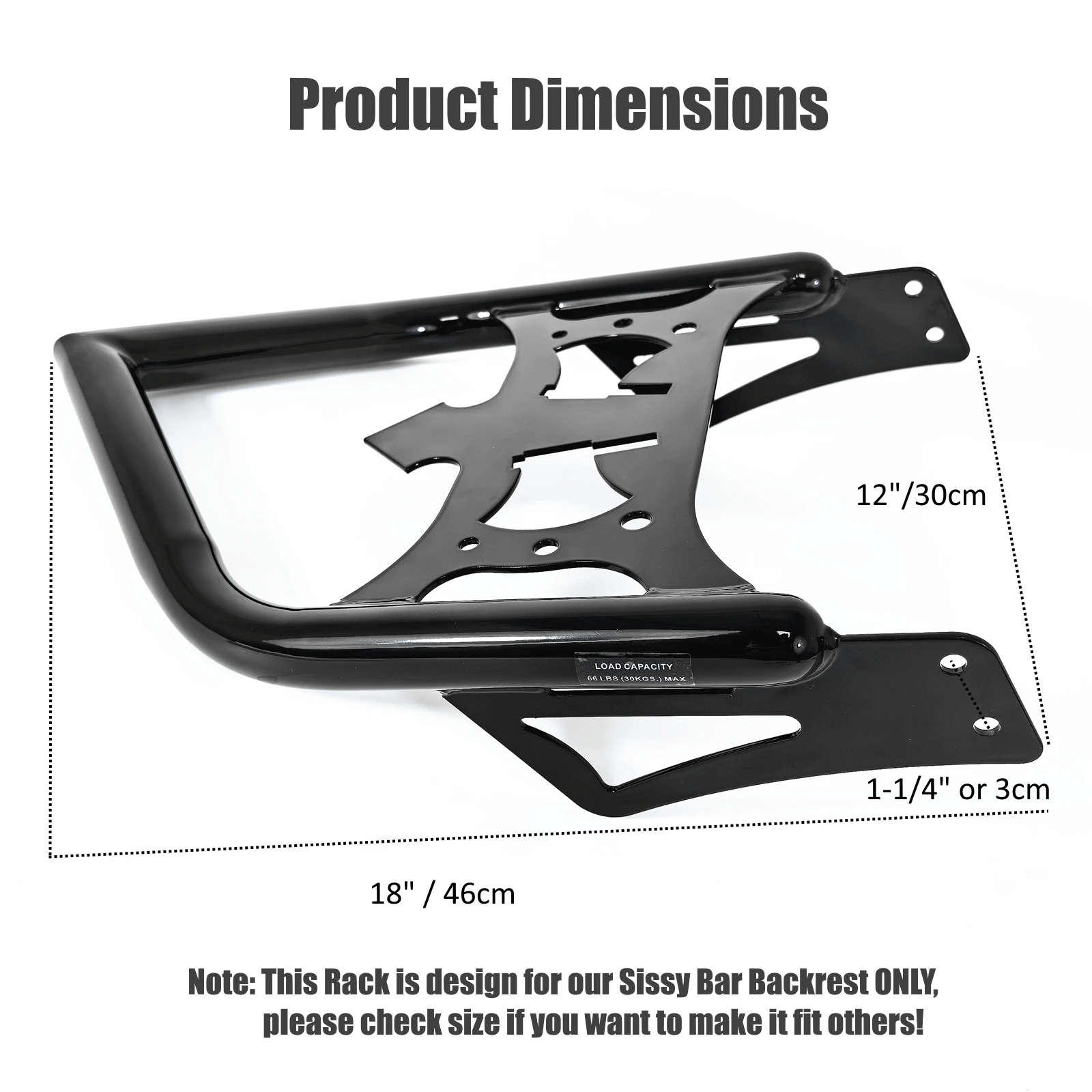 Magekyn Rear Luggage Rack for Magekyn or Maroadkyn Sissy Bar (Not Fit Others)
Magekyn Rear Luggage Rack for Magekyn or Maroadkyn Sissy Bar (Not Fit Others)