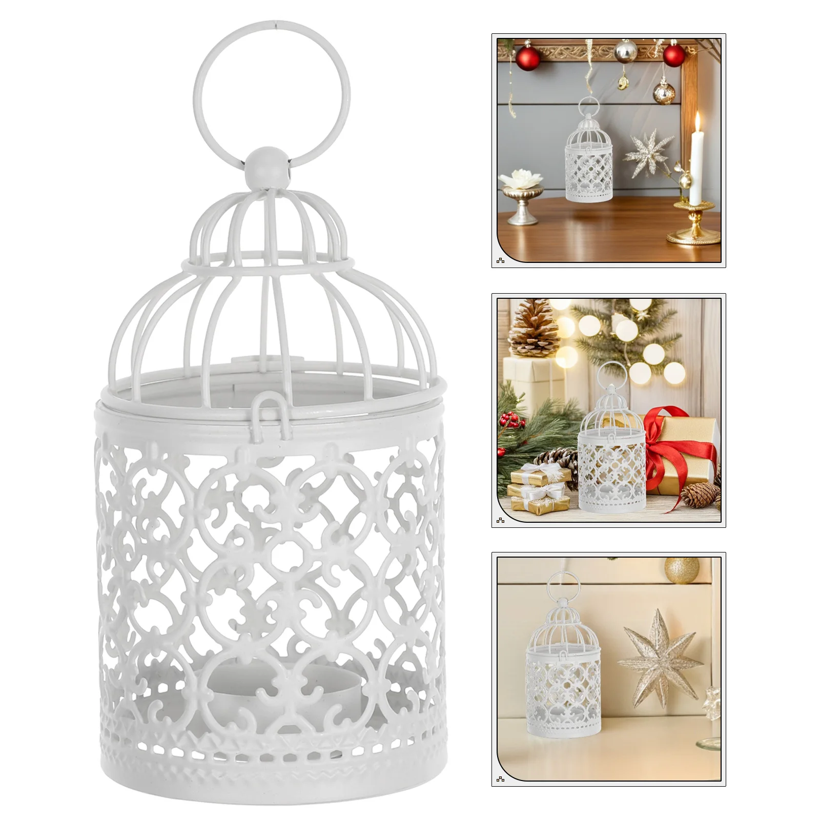 Bird Cage Holder Iron Candlesticks Home Decorative Ornament Wrought White Novel Gift for Christmas Birthday Housewarming
Bird Cage Holder Iron Candlesticks Home Decorative Ornament Wrought White Novel Gift for Christmas Birthday Housewarming