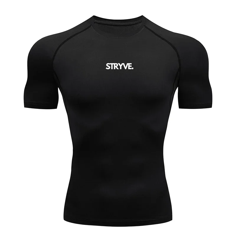 Letter Print Short Sleeve Compression Shirts for Men Summer Quick Dry Tshirt Gym Workout Fitness Undershirts Baselayers Tops
Letter Print Short Sleeve Compression Shirts for Men Summer Quick Dry Tshirt Gym Workout Fitness Undershirts Baselayers Tops