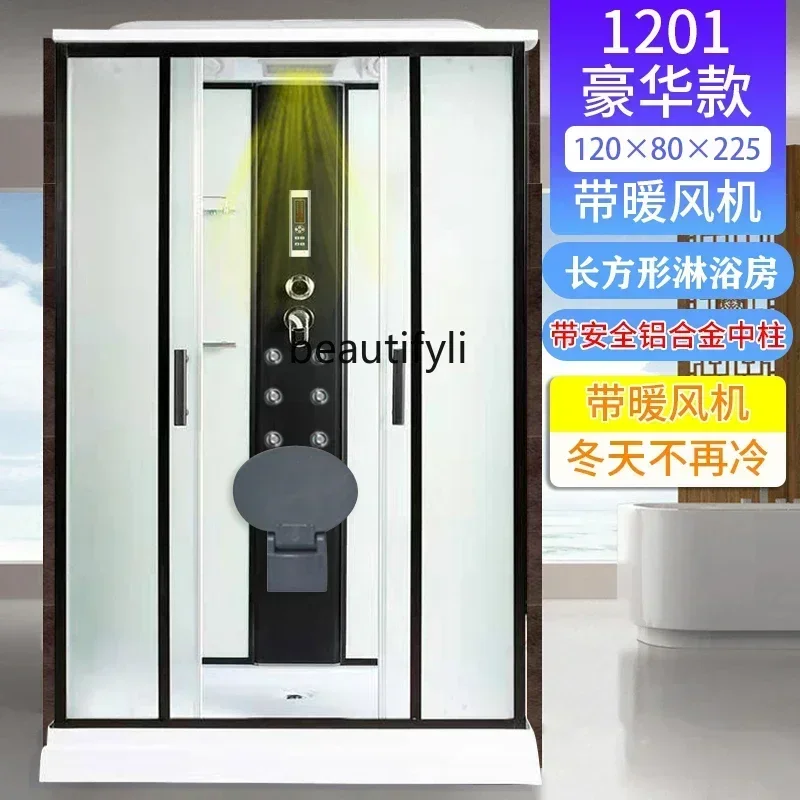 AY17 Integral shower room Bath room Tempered glass Dry and wet separation Arc fan rectangle
AY17 Integral shower room Bath room Tempered glass Dry and wet separation Arc fan rectangle