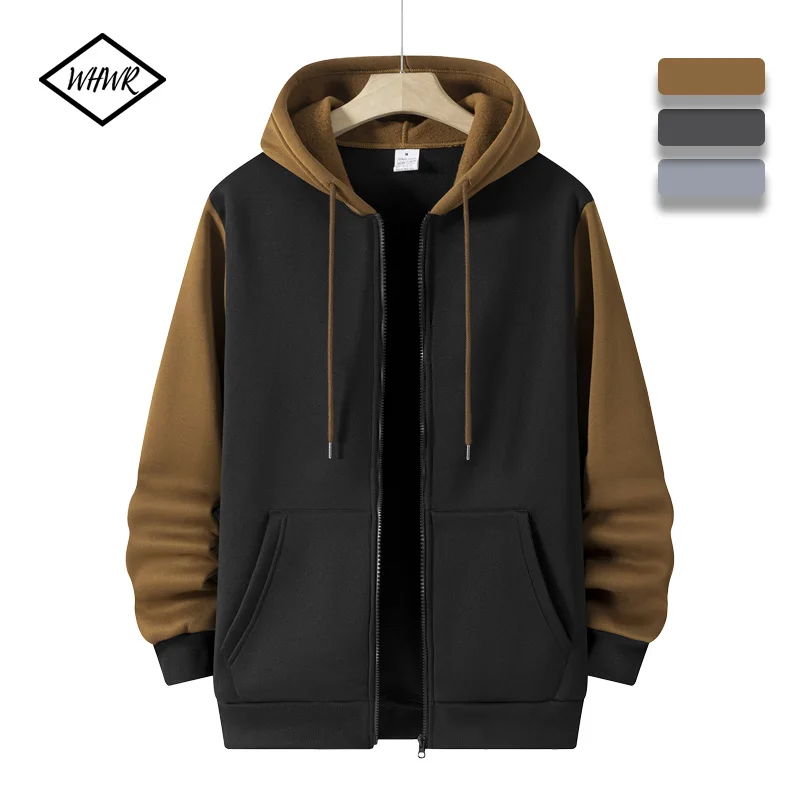 Осень-зима 2022, мужские новые флисовые толстовки с длинными рукавами, мужская толстовка на молнии с цветными блоками, мужские повседневные пальто, топы
Осень-зима 2022, мужские новые флисовые толстовки с длинными рукавами, мужская толстовка на молнии с цветными блоками, мужские повседневные пальто, топы