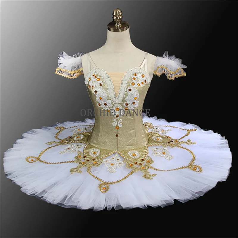 Professional High Quality Popular Design Custom Size Kids Girls Adult Women Performance Wear White Gold Elegant Ballet Tutu
Professional High Quality Popular Design Custom Size Kids Girls Adult Women Performance Wear White Gold Elegant Ballet Tutu
