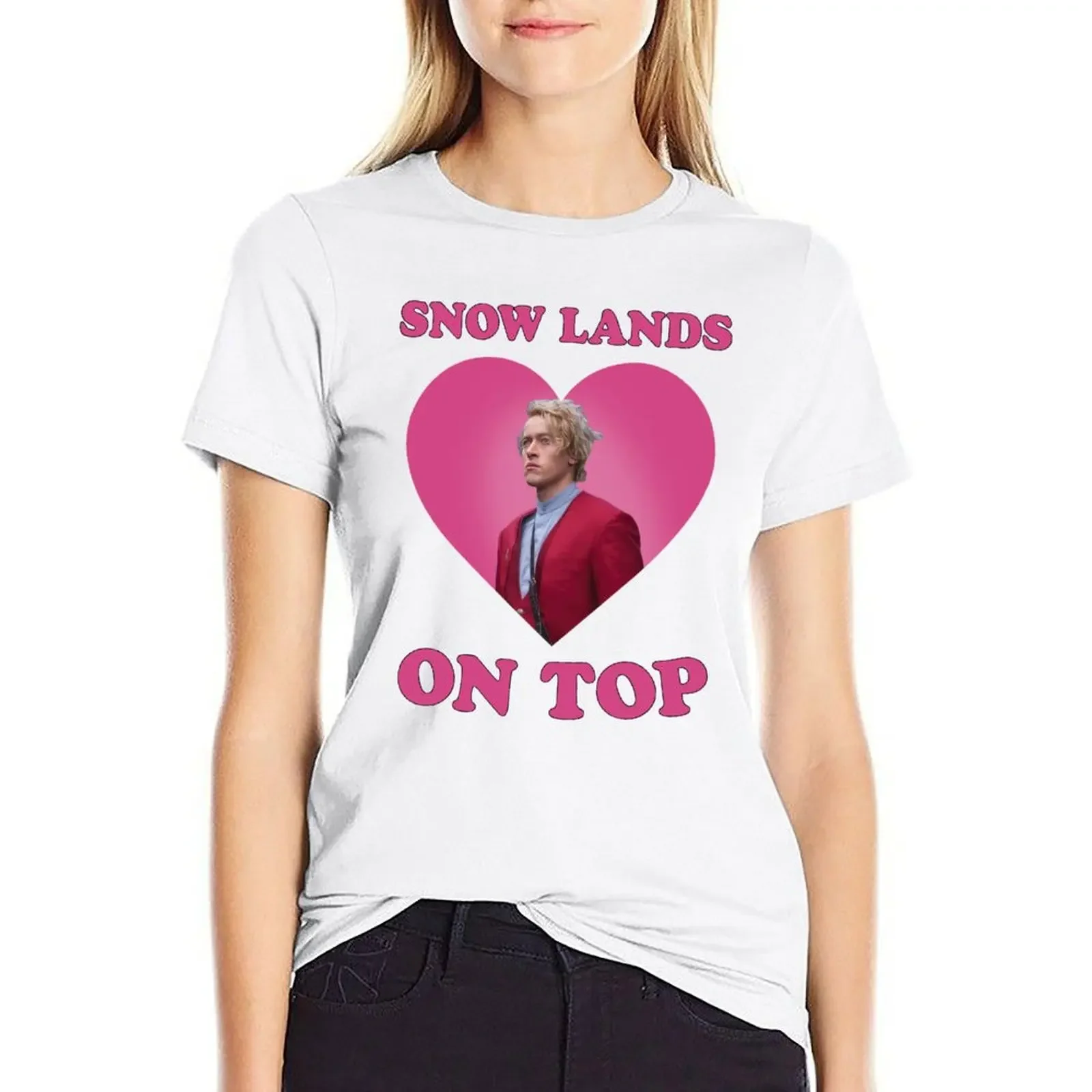 Snow Lands On Top Coriolanus Snow T-shirt kawaii clothes graphics tshirts for Women
Snow Lands On Top Coriolanus Snow T-shirt kawaii clothes graphics tshirts for Women