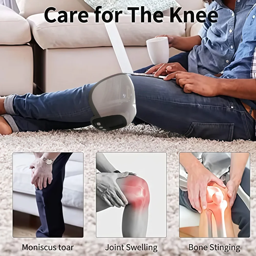 Electric Knee Massager Leg Massager with Laser Infrared Red Light Therapy Heating and Vibrating Function Knee Pad for Arthritis
Electric Knee Massager Leg Massager with Laser Infrared Red Light Therapy Heating and Vibrating Function Knee Pad for Arthritis