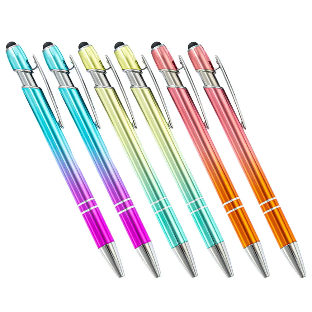 6 шт., металлические шариковые ручки ярких цветов, для плавного письма, незаменимые для экзаменов, офисные и школьные принадлежности, портативная эргономичная ручка, многофункциональная
6 шт., металлические шариковые ручки ярких цветов, для плавного письма, незаменимые для экзаменов, офисные и школьные принадлежности, портативная эргономичная ручка, многофункциональная
