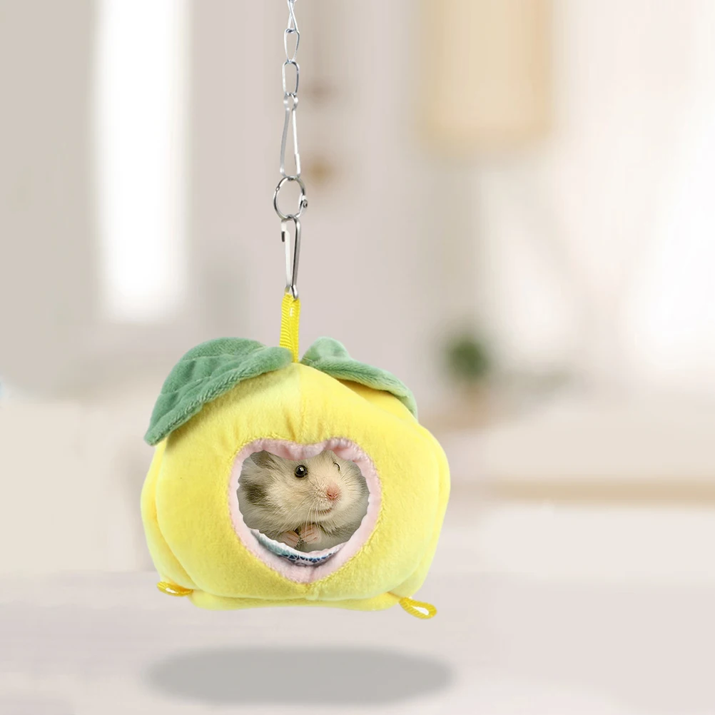 Hanging Hamster Hammock Cozy Bed Lemon Color Wear Resistant Breathable Guinea Pig Chinchilla Nest Rabbit Accessories
Hanging Hamster Hammock Cozy Bed Lemon Color Wear Resistant Breathable Guinea Pig Chinchilla Nest Rabbit Accessories