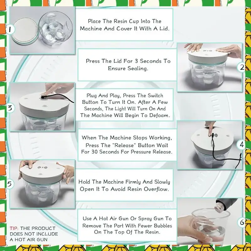 Professional Tool Resin Bubble Remover With Timing Resin Vacuum Chamber 2L Epoxy Resin Bubble Remover Machine For Molds A US Plu
Professional Tool Resin Bubble Remover With Timing Resin Vacuum Chamber 2L Epoxy Resin Bubble Remover Machine For Molds A US Plu
